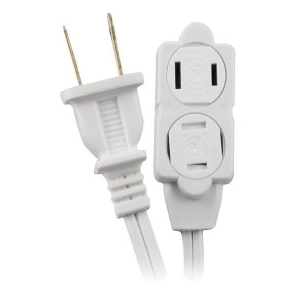 Ge Extension Cord, Indoor, 3 Outlets, White, 9 ft 51947 - main